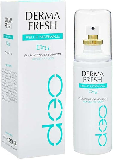 Dermafresh Desodorante en spray para piel normal, aroma especiado, sin gas, 100 ml